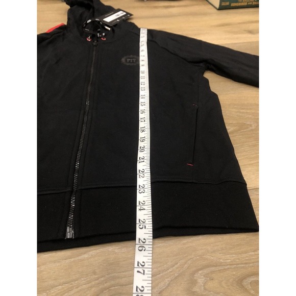 ES Collection Active Wear Black Jacket Men’s Small Cotton R1 - Picture 8 of 10